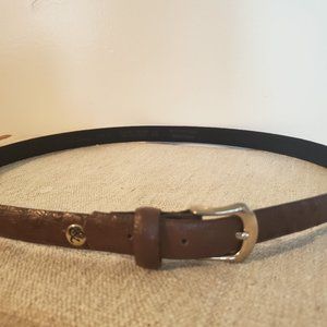 Frankie & Johnnie Brown Leather Belt XL